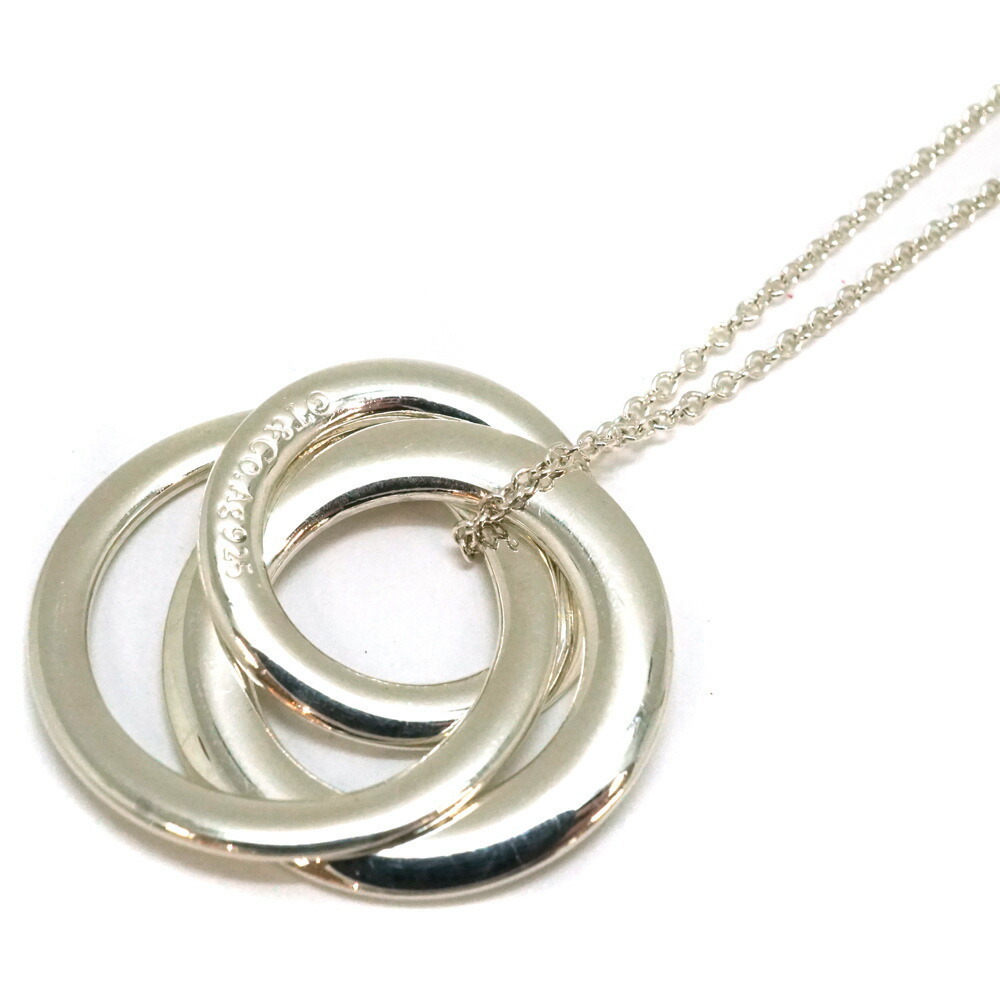 Tiffany Interlocking Circle Necklace Silver